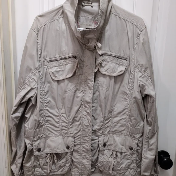 Eddie Bauer Women's Light Beige Jacket XXL - Picture 2 of 9